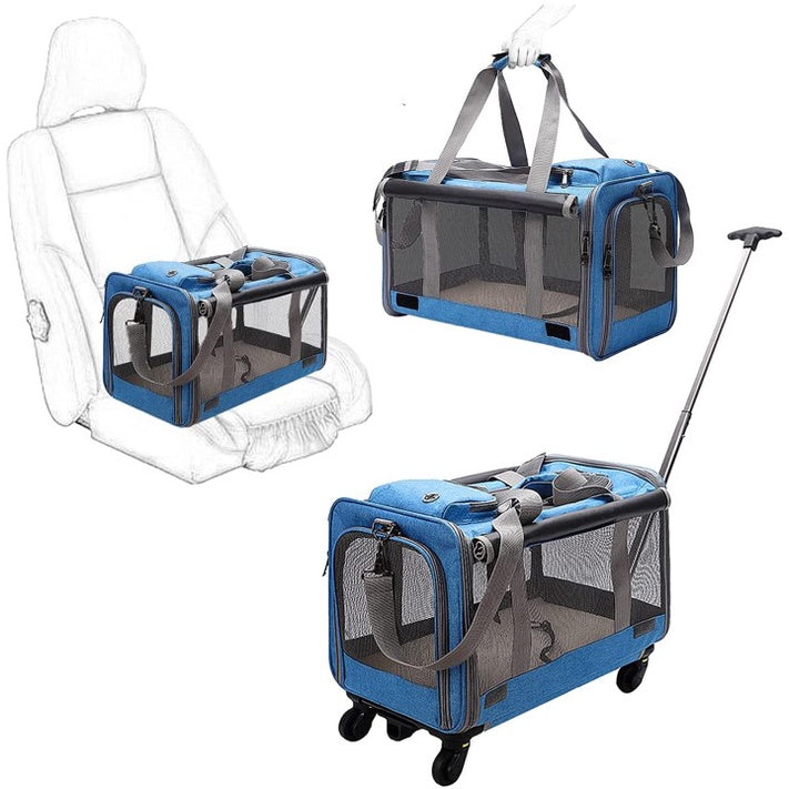 Pet Sling and Luggage Trolley Carrier (47cm)