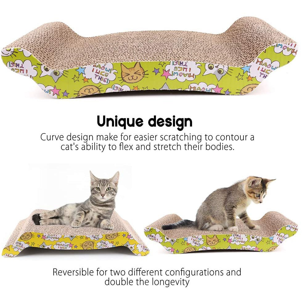 Yellow Curved Scratching Board