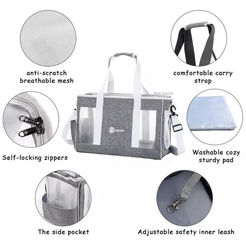 Mesh Shoulder Pet Sling Bag (44cm)