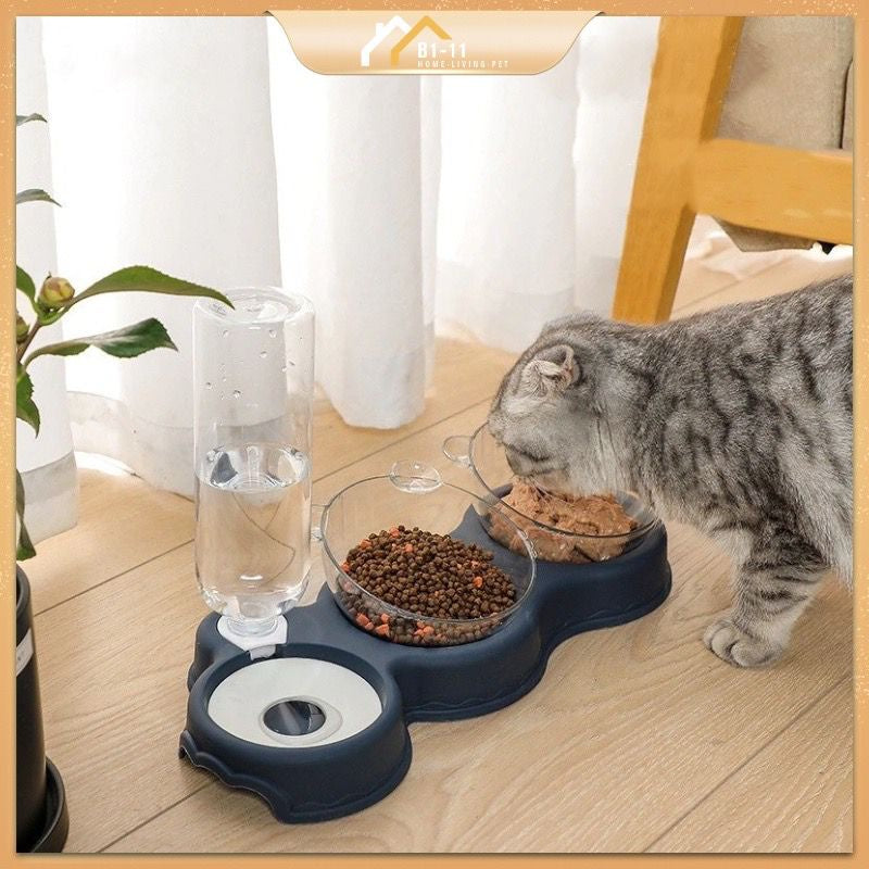 3in1 Food and Water Pet Feeder