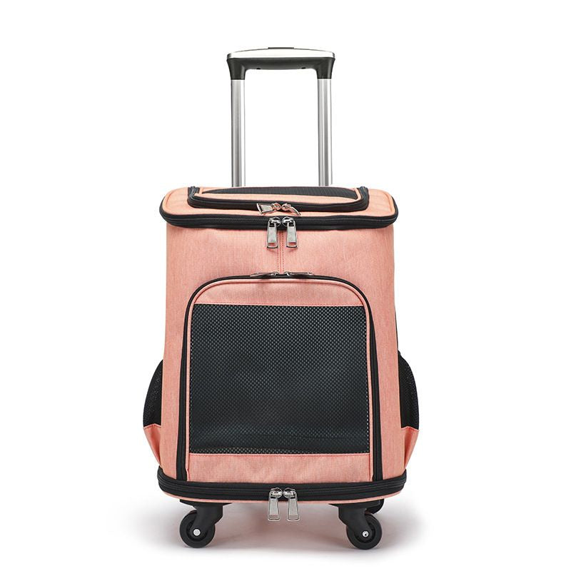 Pet Luggage and Backpack Trolley Carrier - Mesh (34cm)