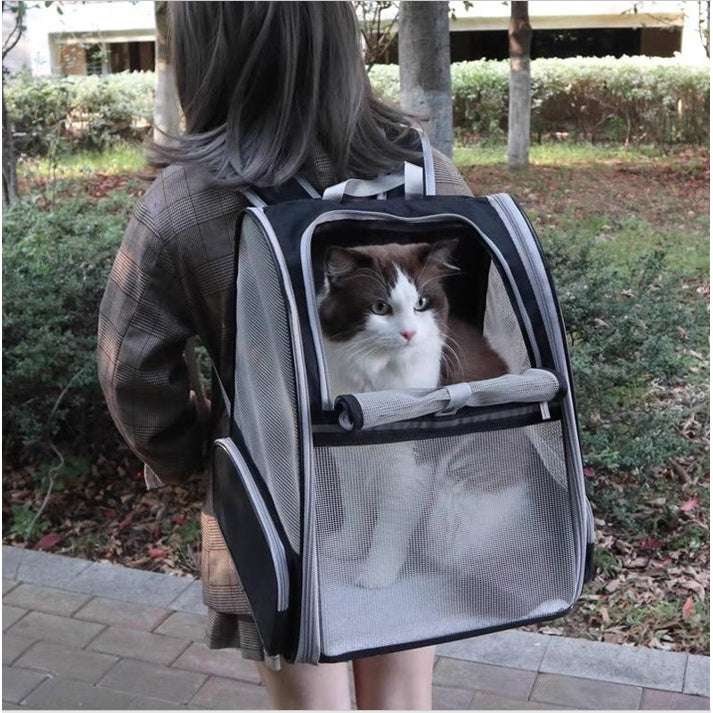 Pet Backpack - Breathable Mesh (38cm)