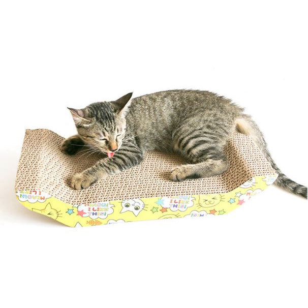 Yellow Curved Scratching Board