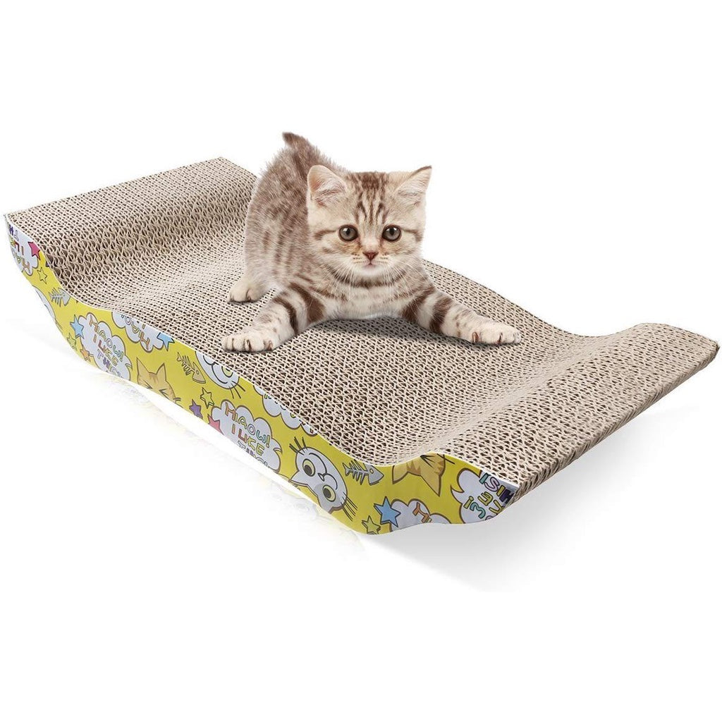 Yellow Curved Scratching Board