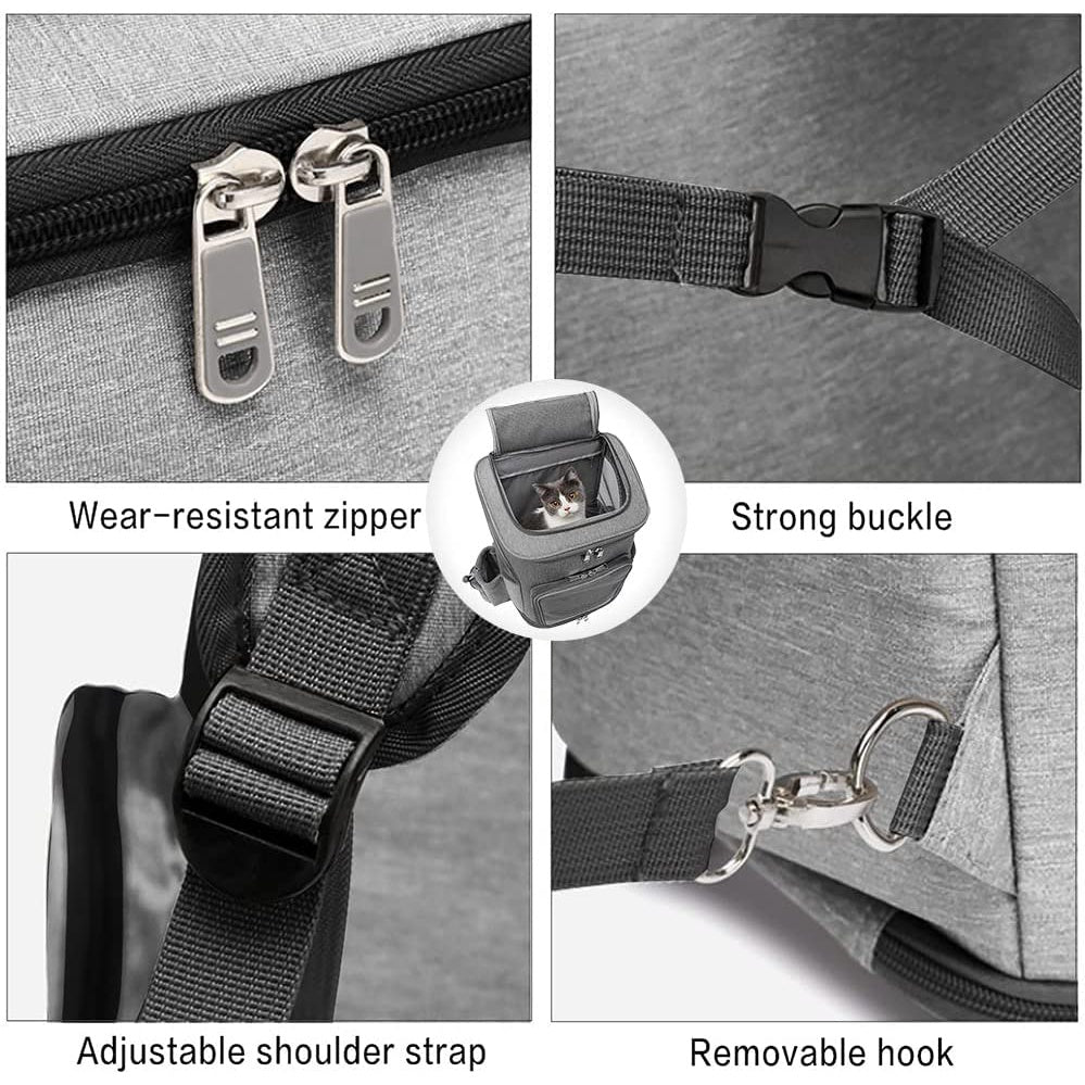 Pet Luggage and Backpack Trolley Carrier - Mesh (34cm)