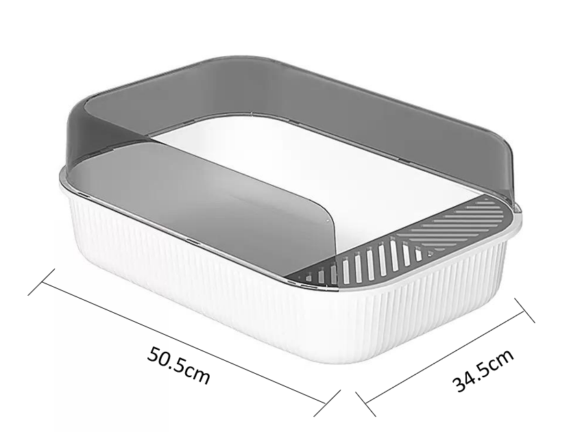 Semi-Enlosed Litter Box (50.5cm)
