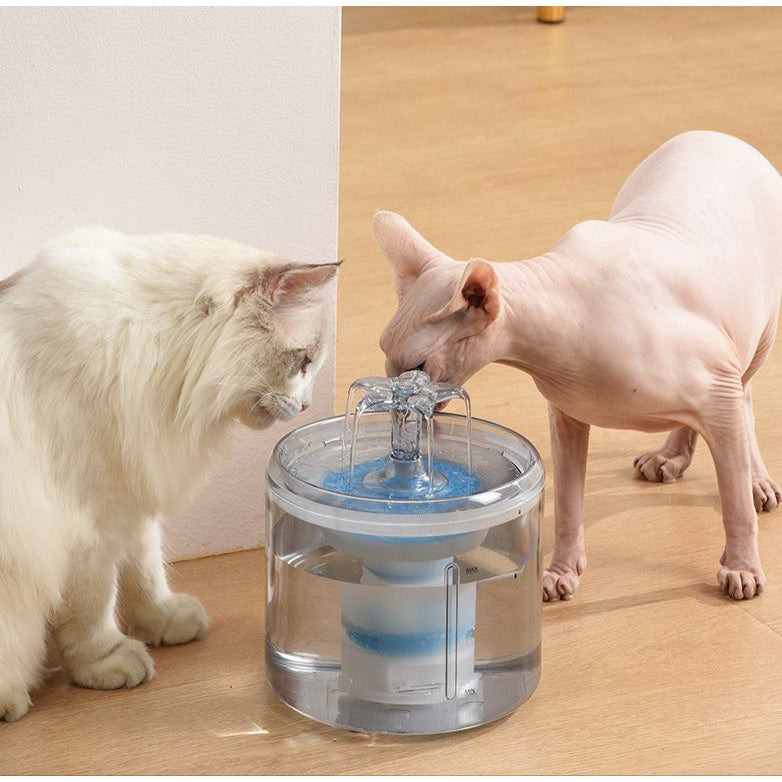 Water Fountain with LED - Transparent (2.6L)