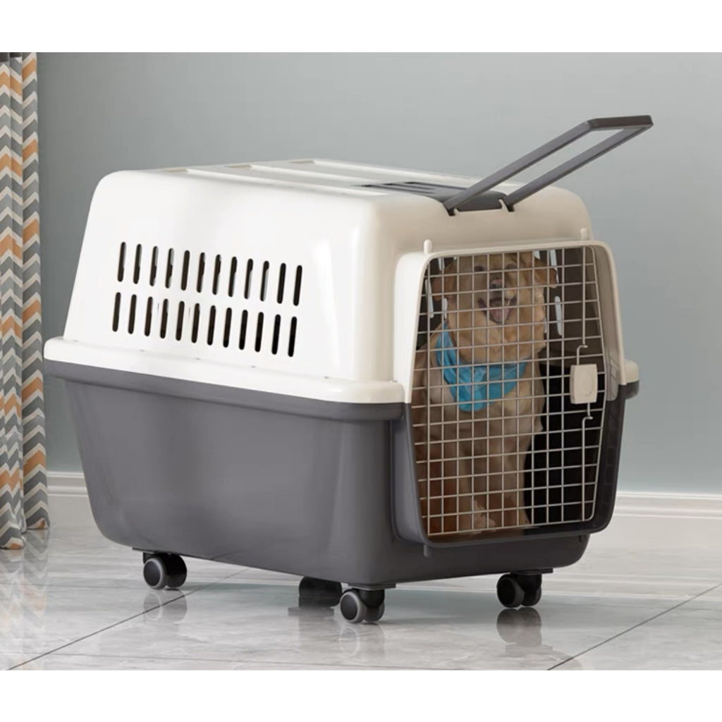 Pet Travel Carrier with Wheels (81cm)
