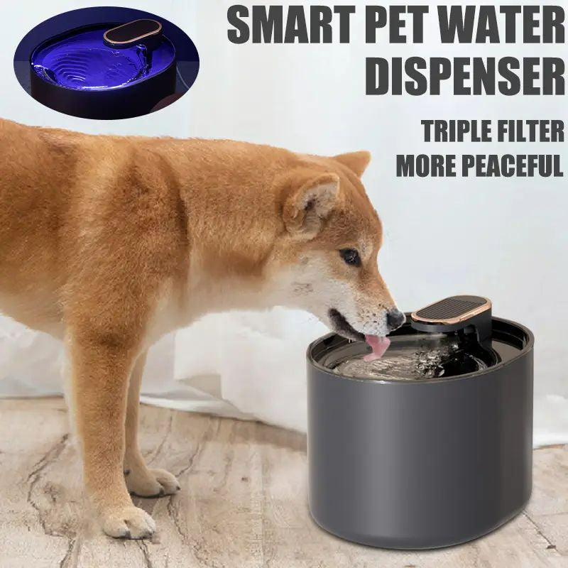 Water Fountain - Automatic with LED Filter (3L)