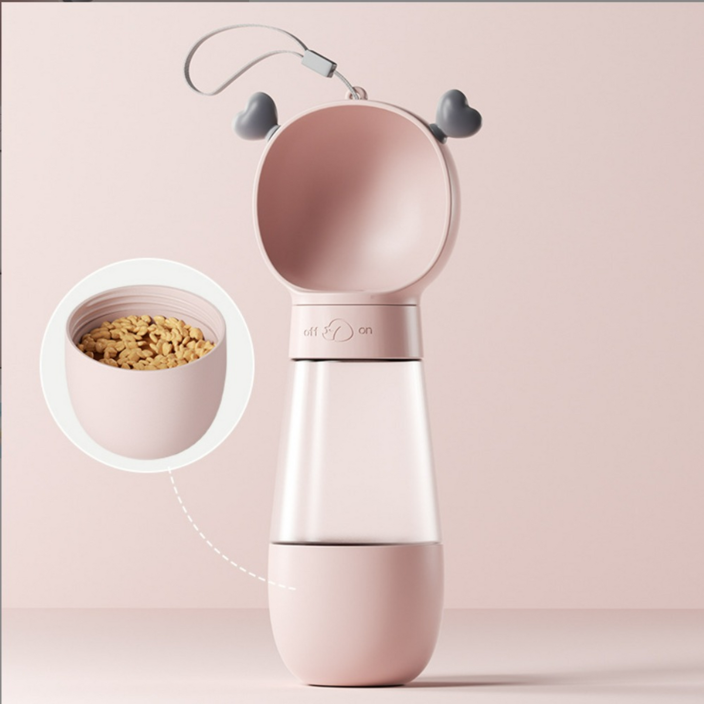 2in1 Travel Food and Water Feeder
