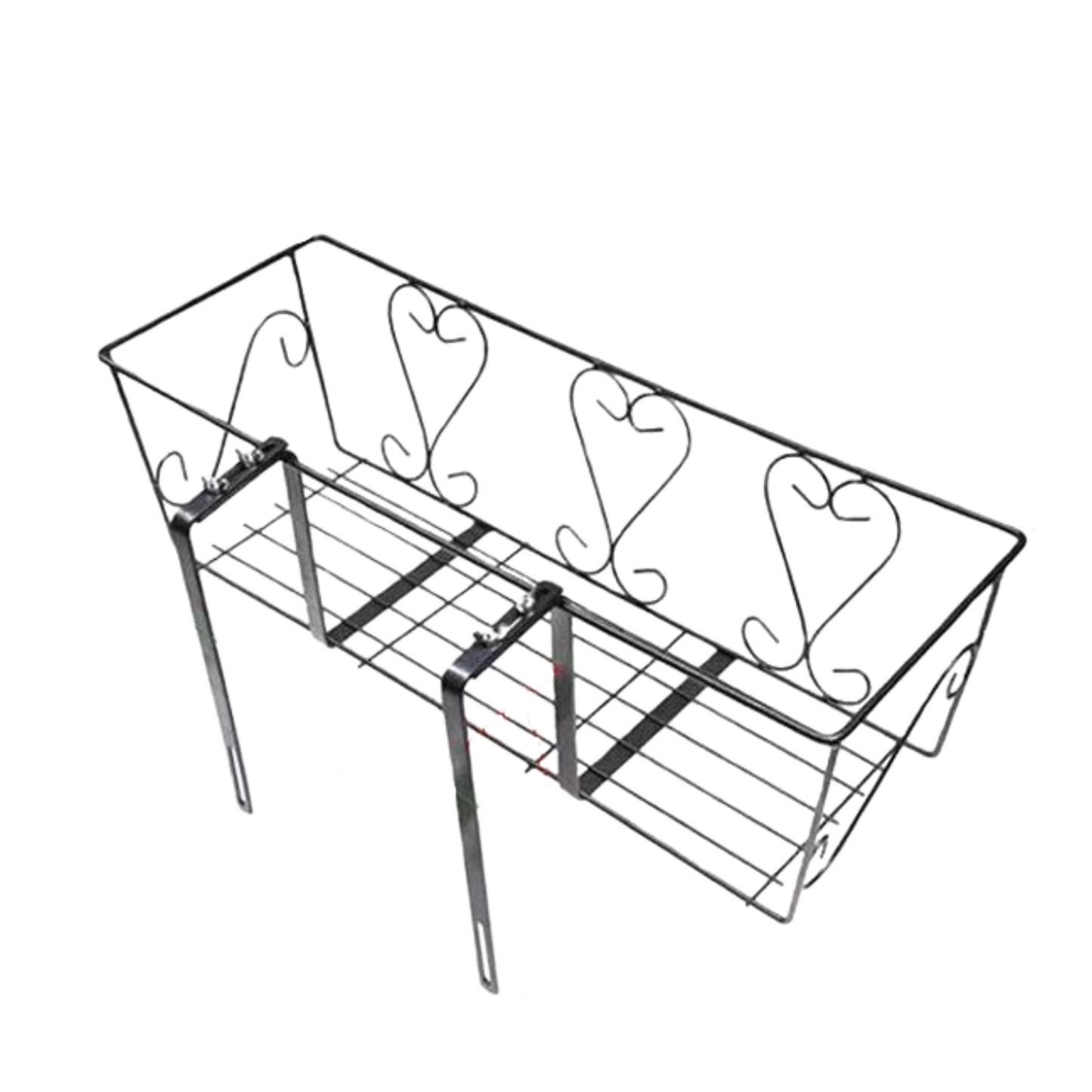 Metal Basket Plant Rack