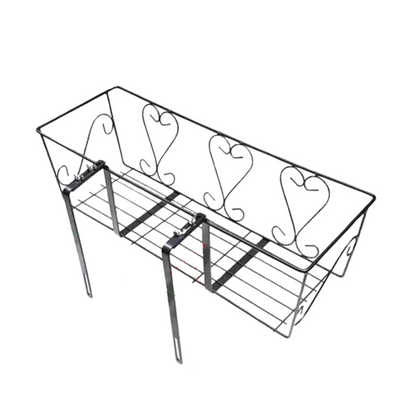 Metal Basket Plant Rack