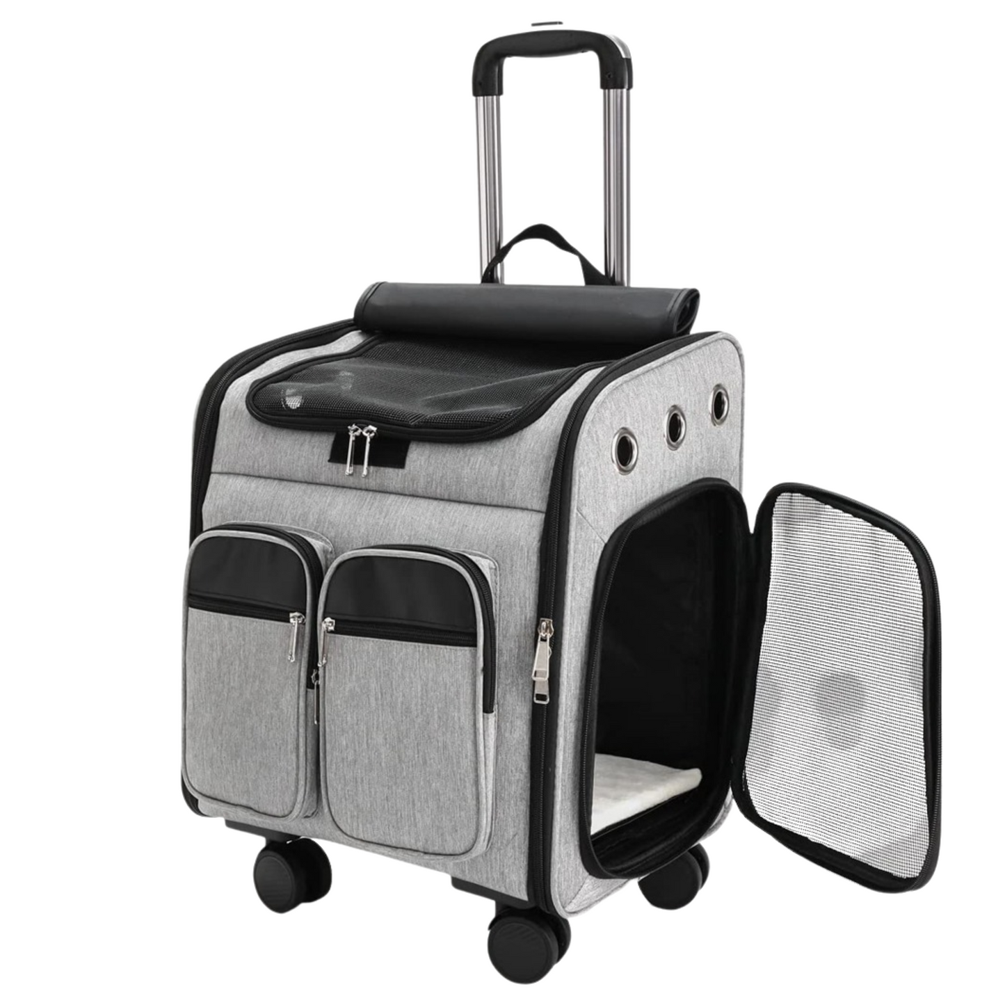 Multi-use Backpack & Luggage Trolley Pet Carrier (41cm)