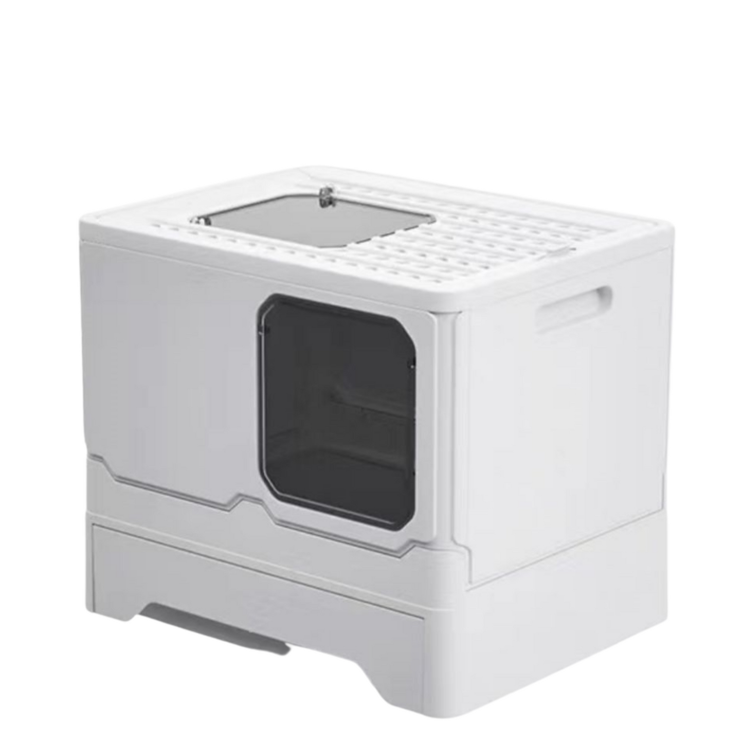Foldable Enclosed Litter Box with Drawer (45cm)