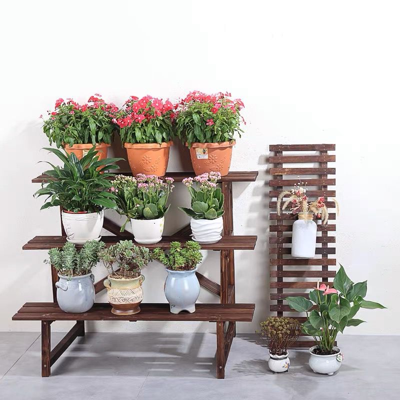 3-Tier Wooden Rack