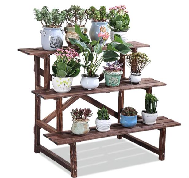 3-Tier Wooden Rack