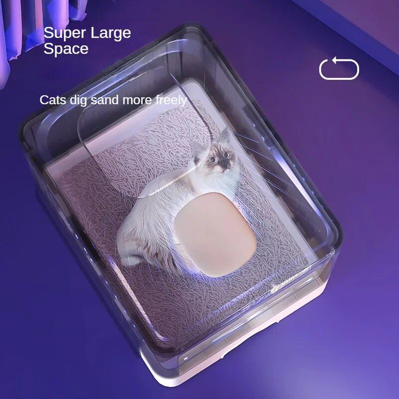 Square UV Sterilizing Litter Box