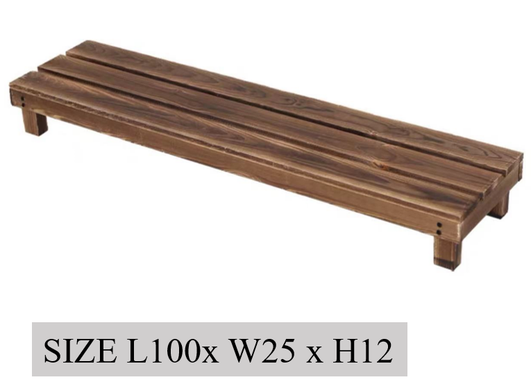 Single Layer Wooden Rack (100cm)