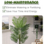 Artificial Areca Palm - Fake Plants Palm Tree Faux Tropical Palm Potted