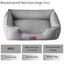 Scratch Proof Pet Bed (Grey)