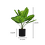 Artificial Small Potted Plant - Black Pot (40cm)