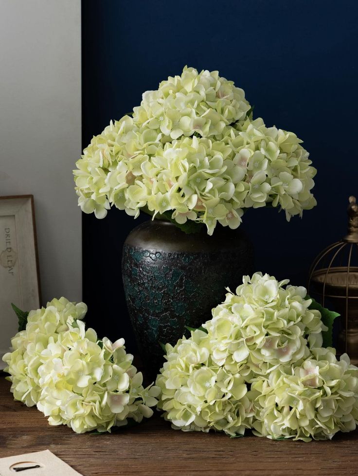 Artificial Hydrangea Flower Single Stem