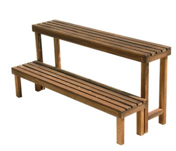 Single Layer Wooden Rack (100cm)