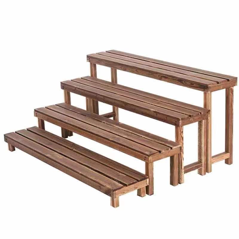 Soft Leaf Rack Single Layer Wooden Rack (100cm)