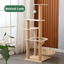 Wood and Sisal Cat Condo (116cm)