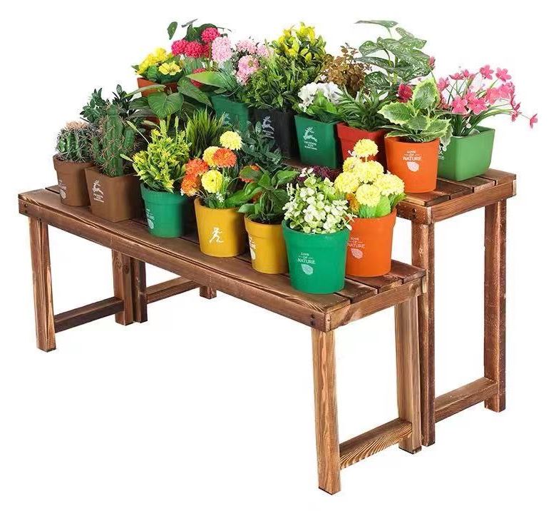 Single Layer Wooden Rack (100cm)