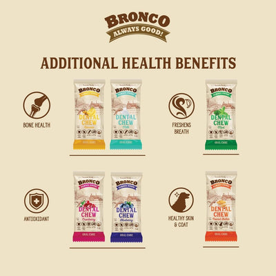 Bronco Dental Chew for Dogs 18g