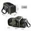 Extendable Mesh Shoulder Pet Carrier Bag - Green