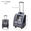 Pet Luggage & Backpack (Trolley Removable)