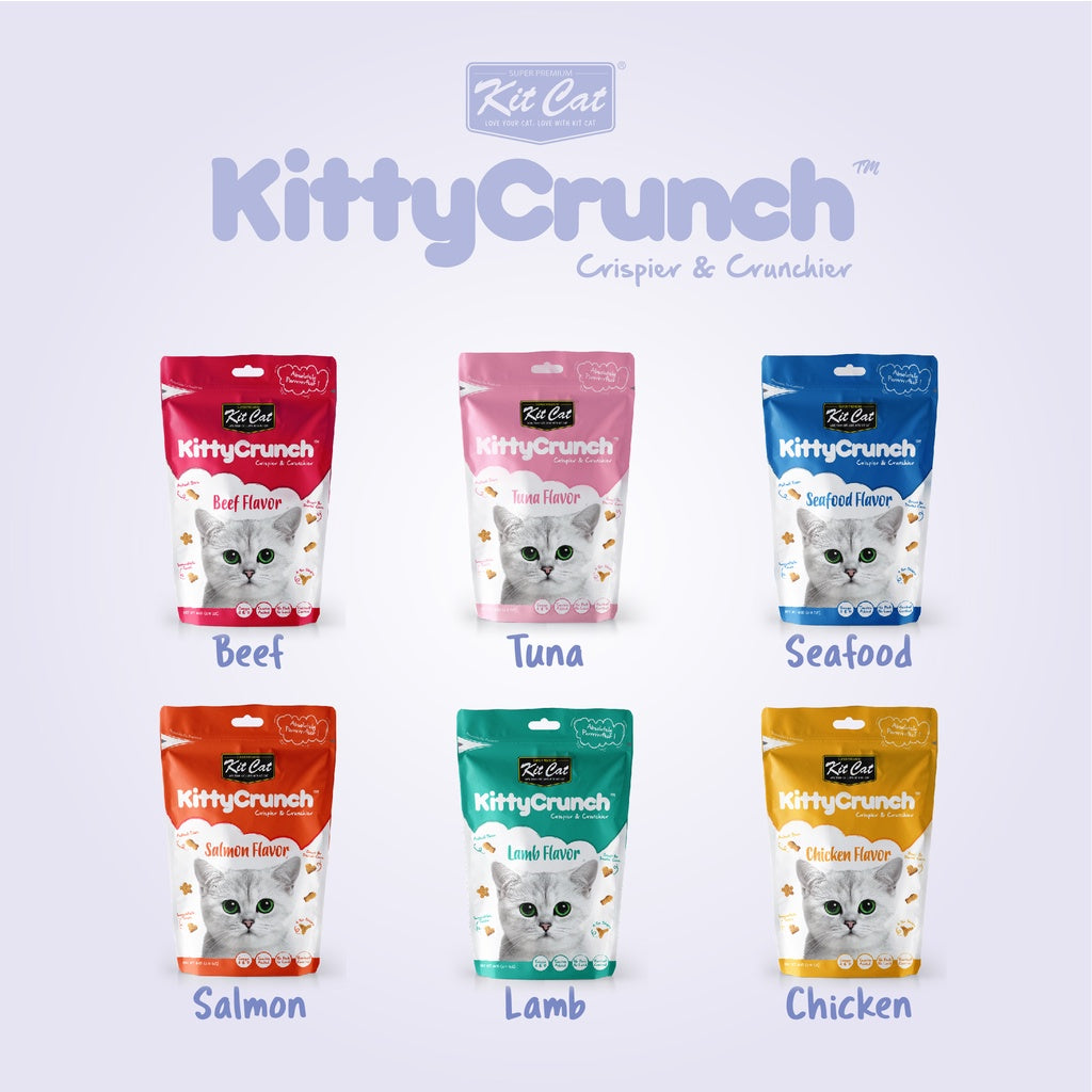 Kit Cat Kitty Crunch Treats 60g (3packs)