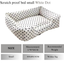 Scratch Proof Pet Bed (White Dot)