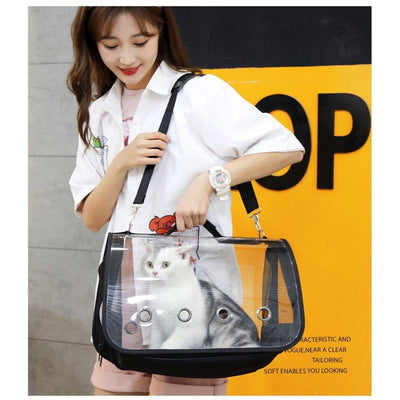 Shoulder Transparent Pet Bag (49cm)