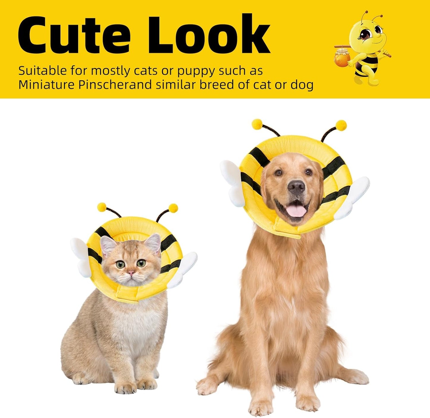 Bee Design Pet Collar