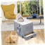 Foldable Enclosed Litter Box with Drawer(35cm)