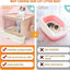 Foldable Top Entrance Litter Box with Drawer(41cm)