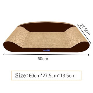 Lounge Cat Scratching Board (Brown)