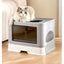 Foldable Top Entrance Litter Box with Drawer(41cm)