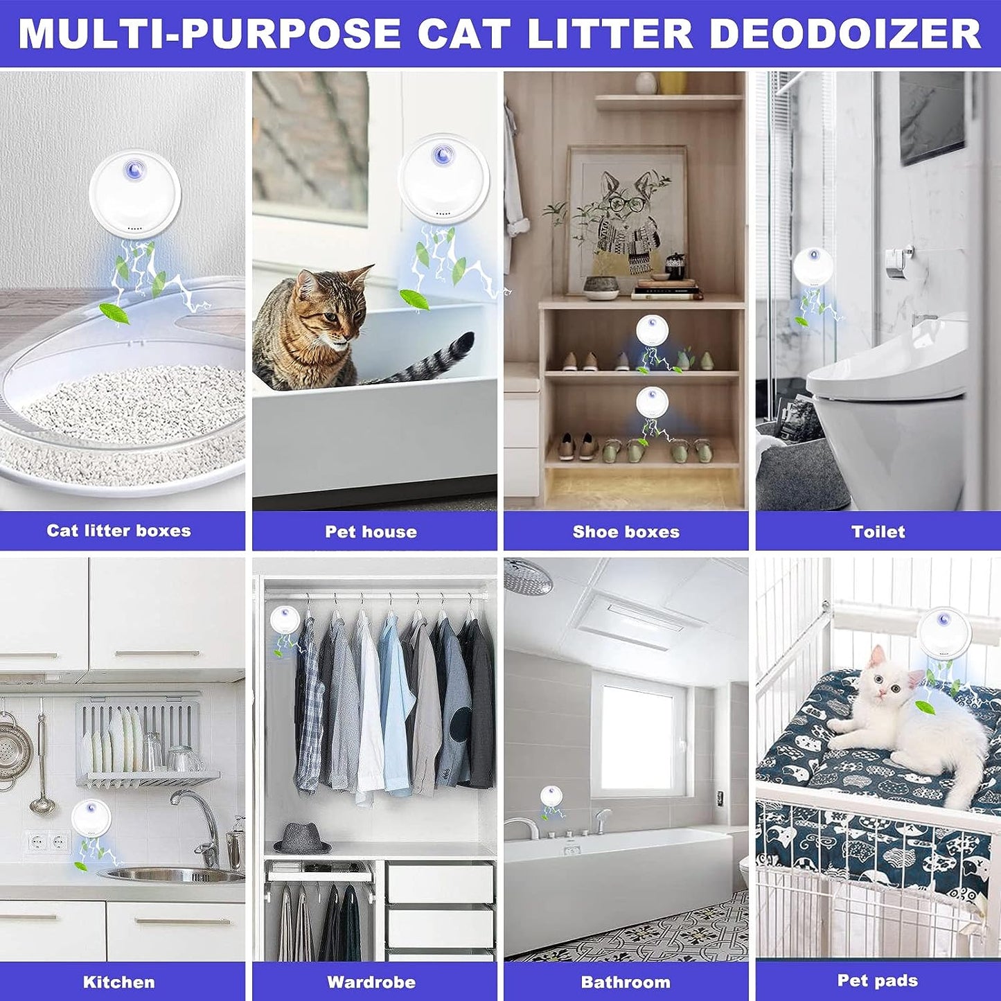 Cat Litter Box Odor Purifier