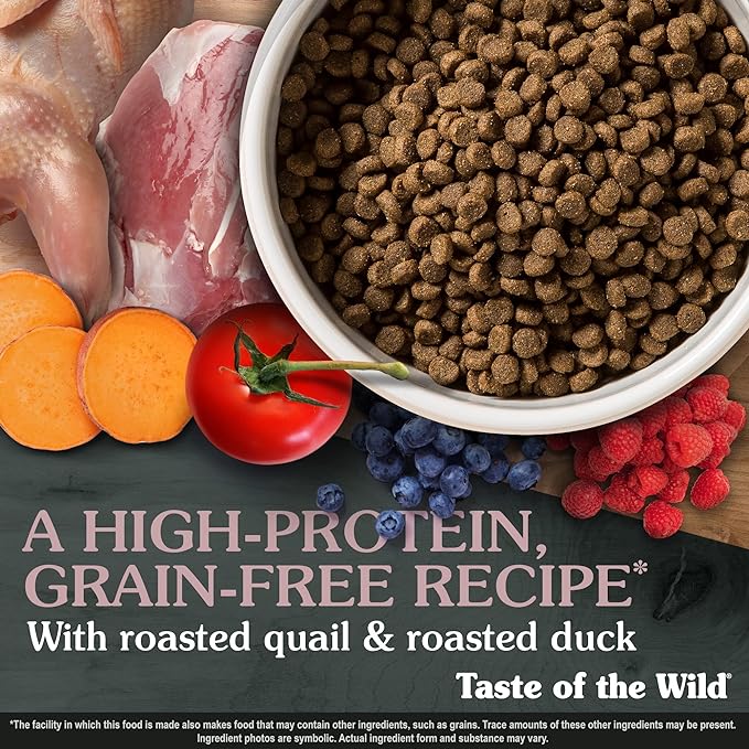 Taste Of The Wild Lowland Creek - Feline Recipe with Roasted Quail & Roasted Duck 2kg & 6.6kg