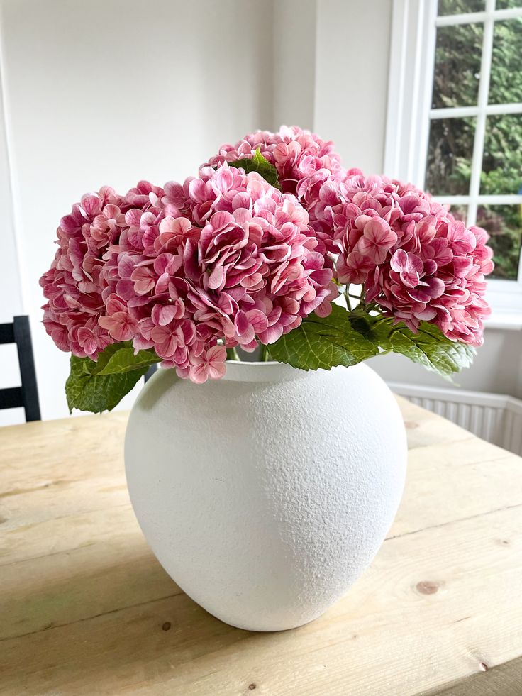 Artificial Hydrangea Flower (3 stems)