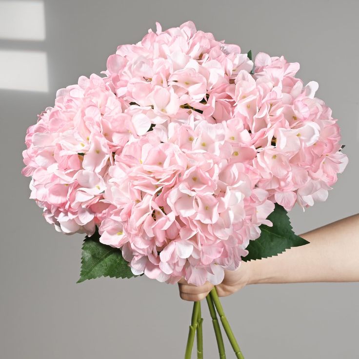 Artificial Hydrangea Flower Single Stem
