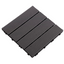 Wooden Plastic Interlocking Decking Tiles (Design 2 Black)