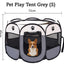 Pet Playpen Fence (Grey)