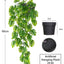 Artificial Hanging Plants In Black Pot (H-5)