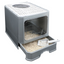 Foldable Enclosed Litter Box with Drawer(35cm)