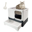 Foldable Enclosed Litter Box with Drawer (45cm)